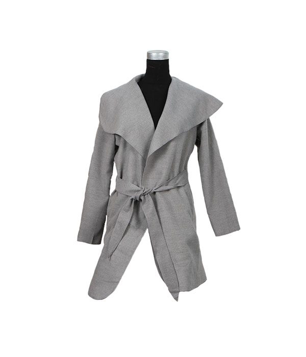 Grey Winter Wrap Jacket